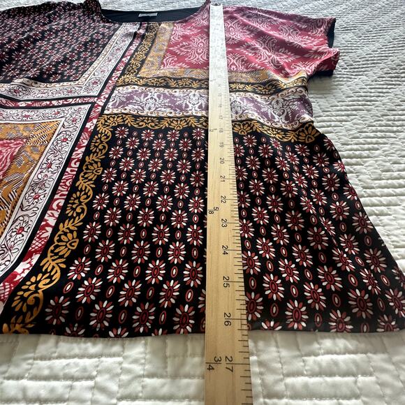 JM Collection Dolman Sleeve Top Multicolored Size XL - Picture 8 of 10